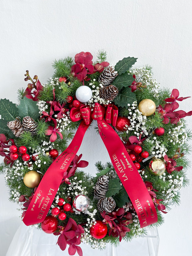 LA ATELIER SINGAPORE PTE LTD | Christmas Fresh Wreath