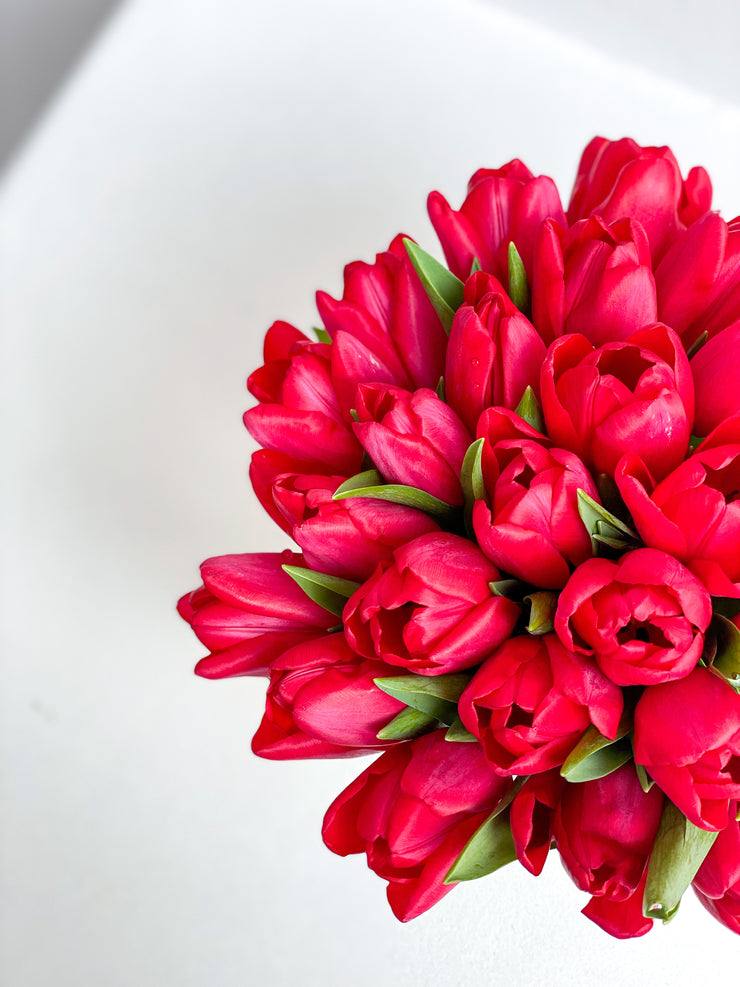 LA ATELIER SINGAPORE PTE LTD | Timeless Rouge Passion Tulips