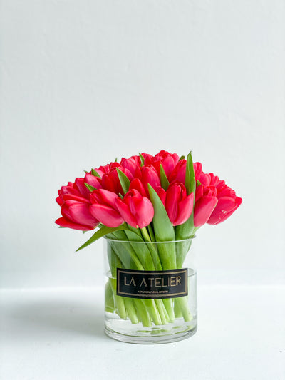 LA ATELIER SINGAPORE PTE LTD | Timeless Rouge Passion Tulips