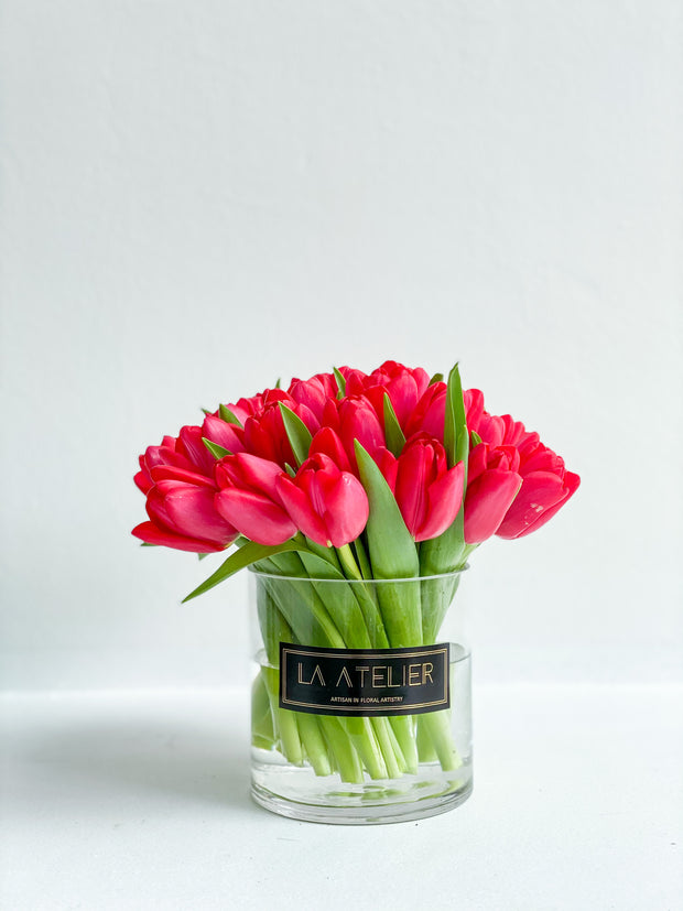 LA ATELIER SINGAPORE PTE LTD | Timeless Rouge Passion Tulips