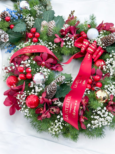 LA ATELIER SINGAPORE PTE LTD | Christmas Fresh Wreath